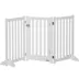 PawHut 3-Panel Foldable Dog Gate with Feet image thumbnail 1