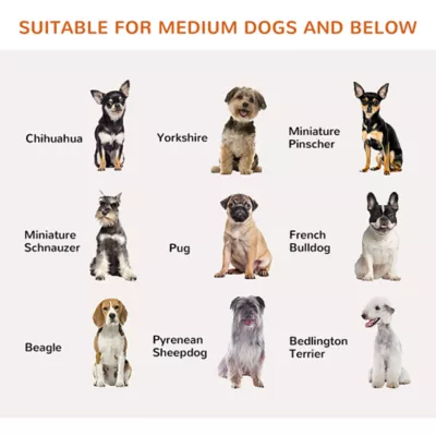 PawHut 3-Panel Foldable Dog Gate with Feet - Image 4