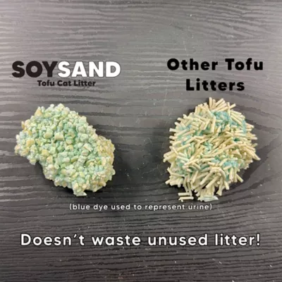 SOYSAND Tofu Cat Litter - Unscented, biodegradable, clumping - 19.4 lbs - Image 5