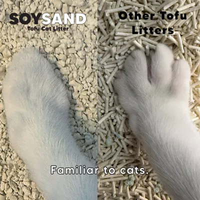 SOYSAND Tofu Cat Litter - Unscented, biodegradable, clumping - 19.4 lbs - Image 6