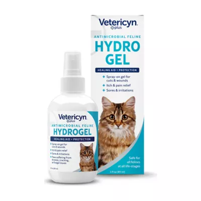 Vetericyn Antimicrobial Feline Hydrogel Spray for Cats, Wound Care, 3-fl oz Bottle - Image 1