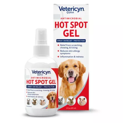 Vetericyn Plus Antimicrobial Hot Spot Spray for Dogs, Cats & Small Pets, 3-fl oz Bottle - Image 1