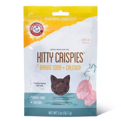 Arm & Hammer Kitty Crispies Cat Dental Treats, Salmon Flavor, 2 oz - Image 1
