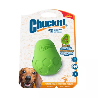 Chuckit! Tubmle Teez Dog Toy Green Small - Image 1