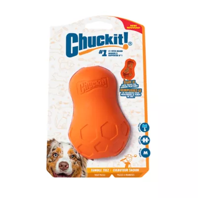 Chuckit! Tumble Teez Dog Toy Orange Medium - Image 1
