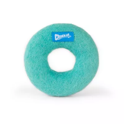 Chuckit! Wool Ring Dog Toy Blue Medium - Image 2
