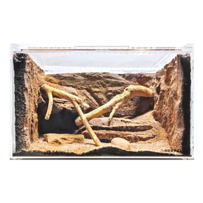 HerpCult Clear Top Acrylic Terrarium XL - 12" x 16" x 10" - Image 1