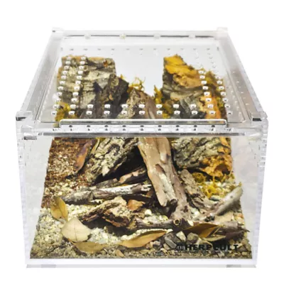 HerpCult Flat Acrylic Terrarium Small - 8" x 6" x 4" - Image 4