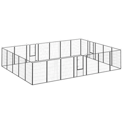 PawHut 24 Panels 44.5" Height Heavy Duty Dog Playpen - Image 1