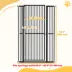 PawHut 59" Extra Tall Pet Gate, 30"-41"W with 2.8" and 5.5" Extensions image thumbnail 3