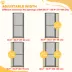 PawHut 59" Extra Tall Pet Gate, 30"-41"W with 2.8" and 5.5" Extensions image thumbnail 7