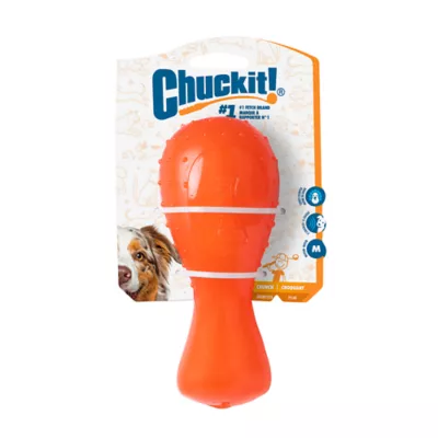 Chuckit! Bonz Crunch Drumstick Tureky Scent Dog Toy Medium - Image 1