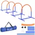 PawHut Dog Agility Training, 4 PCS Obstacle Course with Carrying Bag image thumbnail 1