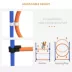PawHut Dog Agility Training Equipment w/ Weave Poles, Adjustable Hurdle, Jump Ring, Pause Box, Balls image thumbnail 4