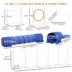 PawHut 7 Pcs Dog Agility Kit w/ Tunnels, Weave Poles, Adjustable Hurdles, Jump Ring, Pause Box, Ball image thumbnail 3
