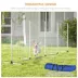PawHut 2PCs Dog Agility Kit with Weave Poles, Spray Water Tube, Whistle, Carry Bag image thumbnail 6