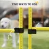 PawHut Dog Agility Training Equipment, 4 PCS Obstacle Course with Height Adjustable Jump Hurdle &Bag image thumbnail 5