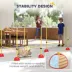 PawHut Dog Agility Training Equipment, 4 PCS Obstacle Course with Height Adjustable Jump Hurdle &Bag image thumbnail 7