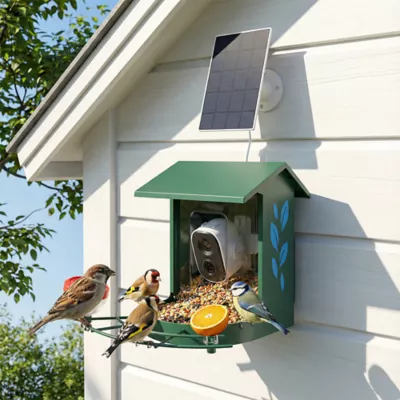 PawHut Smart Bird Feeder Camera with AI Identify 16000+ Birds, Auto Video Capture, Solar Powered - Image 2