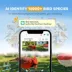 PawHut Smart Bird Feeder Camera with AI Identify 16000+ Birds, Auto Video Capture, Solar Powered image thumbnail 4