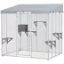 PawHut 79" L Galvanized Steel Catio Outdoor Cat Enclosure w/ Waterproof Canopy image thumbnail 1