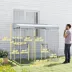 PawHut 79" L Galvanized Steel Catio Outdoor Cat Enclosure w/ Waterproof Canopy image thumbnail 3