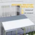 PawHut 79" L Galvanized Steel Catio Outdoor Cat Enclosure w/ Waterproof Canopy image thumbnail 7
