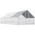 PawHut 9.8' x 26.2' x 6.6' Chicken Coop Cage, Outdoor Hen House w/Cover & Lockable Door image thumbnail 1