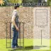 PawHut Large Dog Playpen Indoor/Outdoor, Foldable PlayPen with Lockable Door and Ground Stakes image thumbnail 6