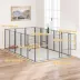 PawHut 16 Panels Dog Playpen with Strap, Portable, for Large Dogs, 47" Height image thumbnail 3