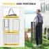 PawHut 16 Panels Dog Playpen with Strap, Portable, for Large Dogs, 47" Height image thumbnail 5
