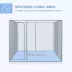PawHut 99 Sq. Ft. Dog Playpen Outdoor with Galvanized Steel Frame image thumbnail 4