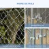 PawHut 99 Sq. Ft. Dog Playpen Outdoor with Galvanized Steel Frame image thumbnail 5