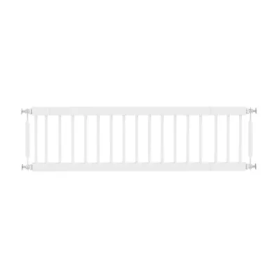 PawHut Dog Gate, Adjustable Pet Gate, 10" Tall with 2 Extensions, Pressure Mount Kit - Image 1