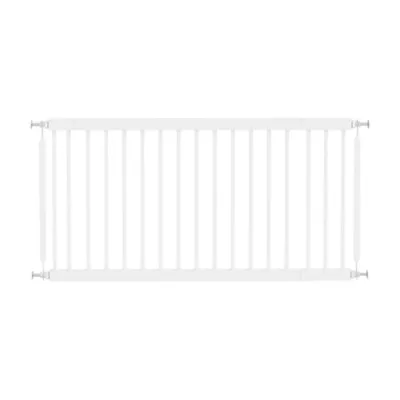 PawHut Dog Gate, Adjustable Pet Gate, 18" Tall with 2 Extension, Pressure Mount Kit - Image 1