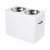 PawHut Large Elevated Pet Feeder with Storage and 2 Stainless Steel Dog Bowls image thumbnail 1
