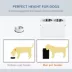 PawHut Large Elevated Pet Feeder with Storage and 2 Stainless Steel Dog Bowls image thumbnail 6