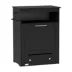 PawHut Pet Feeder Station Storage Cabinet, Dog Food Storage Container with Raised Bowls image thumbnail 1