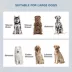 PawHut Elevated Dog Bowls for Large Dogs-Pet Feeding Station, Storage, 2 Stainless Steel Bowls image thumbnail 7