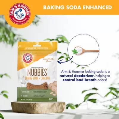 Arm & Hammer Nubbies Dental Treats for Dogs, Peanut Butter Flavor, 20 Count - Image 6