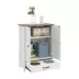 Dog Feeding Station and Storage w/ Hooks and Adjustable Shelf, 2 Bowls image thumbnail 1