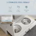 Dog Feeding Station and Storage w/ Hooks and Adjustable Shelf, 2 Bowls image thumbnail 6