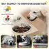PawHut Raised Dog Bowls with Storage, Slow Feeder Insert, 2 Stainless Steel Bowls image thumbnail 7