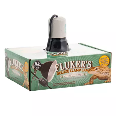Fluker's® Deluxe Ceramic Clamp Lamp with Dimmer Switch - 5.5 inches - Reptile Light Fixture - Image 2