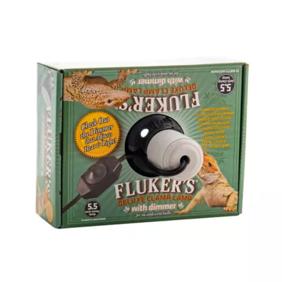 Fluker's® Deluxe Ceramic Clamp Lamp with Dimmer Switch - 5.5 inches - Reptile Light Fixture - Image 3