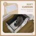 PawHut Large Cat Bed for Indoor, Cat House Hideaway with Soft Cushion, Scratching Pad, Dangling Ball image thumbnail 5