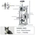 PawHut Tall Cat Tree for Indoor Cats, 70" Multi-Level Cat Tower with Hammock, Cat Bed, Cat Condo image thumbnail 3