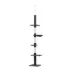 PawHut 8.5ft Cat Climbing Tree, 5-Tier Cat Activity Center with Scratching Post image thumbnail 1