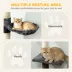 PawHut 8.5ft Cat Climbing Tree, 5-Tier Cat Activity Center with Scratching Post image thumbnail 5