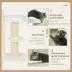 PawHut Cat Tree Kitty Tower with Sisal Mat Scratching Post, Cat Bed, Cushion, Perch, 18" x 18" x 36" image thumbnail 5